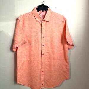 Robert Graham Coral Short Sleeve Shirt
